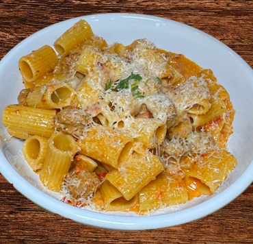 spicy rigatoni